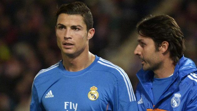 Zraněná opora Realu Madrid Cristiano Ronaldo. Zraněná opora Realu Madrid Cristiano Ronaldo.