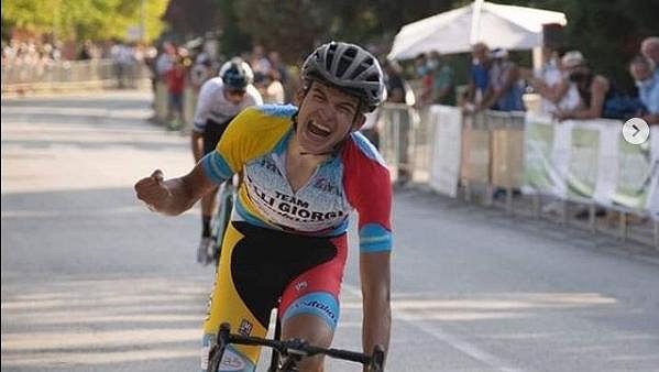Český cyklistický talent Mathias Vacek. Český cyklistický talent Mathias Vacek.