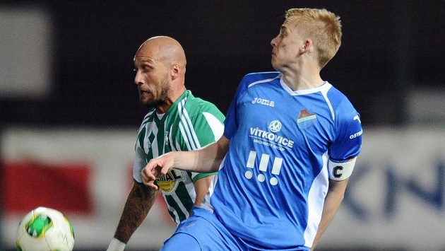 Ostravský obránce Michal Frydrych. Ostravský obránce Michal Frydrych.
