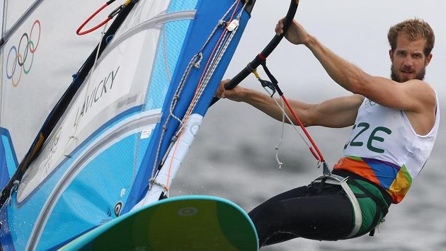 Karel Lavický na olympiádě v Riu. Karel Lavický na olympiádě v Riu.
