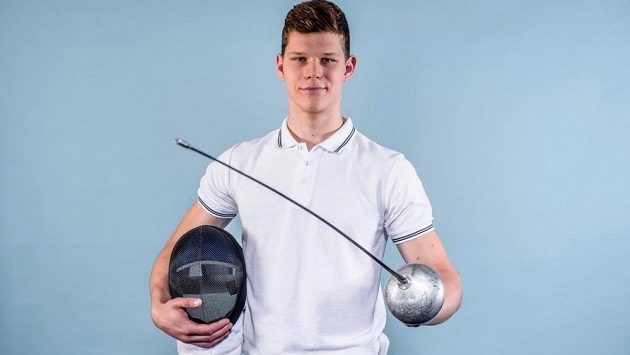 Český šermíř Jakub Jurka. Český šermíř Jakub Jurka.