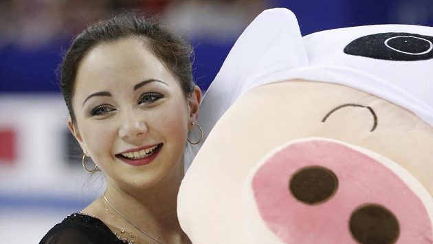 Ruská krasobruslařka Jelizaveta Tuktamyševová se poprvé stala mistryní světa. Ruská krasobruslařka Jelizaveta Tuktamyševová se poprvé stala mistryní světa.