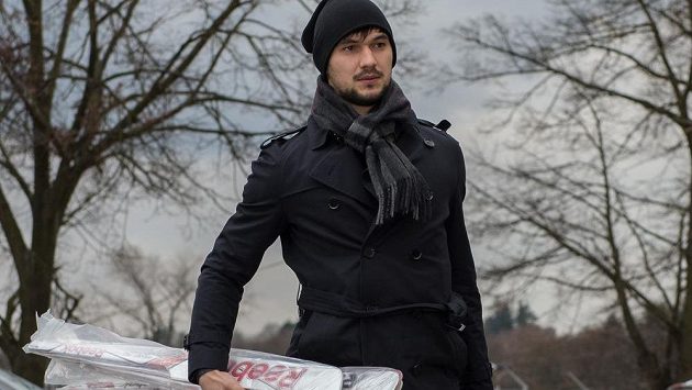 Brankář Jakub Kovář na srazu hokejové reprezentace. Brankář Jakub Kovář na srazu hokejové reprezentace.