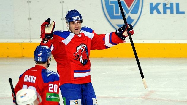 Jiří Hunkes ještě v dresu Lva Praha. Jiří Hunkes ještě v dresu Lva Praha.