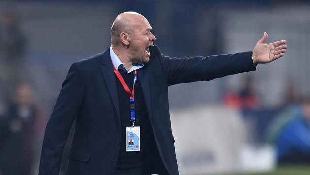 Trenér Plzně Miroslav Koubek Trenér Plzně Miroslav Koubek