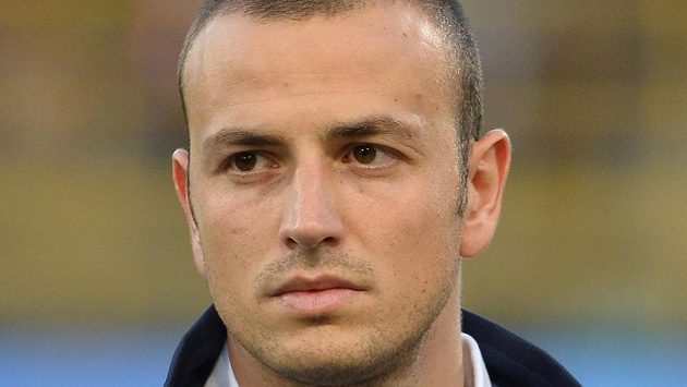 Italský obránce Luca Antonelli. Italský obránce Luca Antonelli.