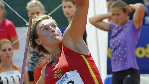 Oštěpařka Barbora Špotáková ve Vyškově Oštěpařka Barbora Špotáková ve Vyškově