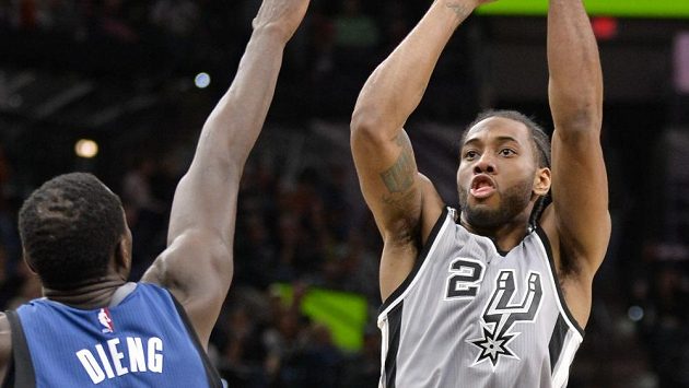 Kawhi Leonard se největší měrou zasloužil o vítězství San Antonia nad Minnesotou. Kawhi Leonard se největší měrou zasloužil o vítězství San Antonia nad Minnesotou.