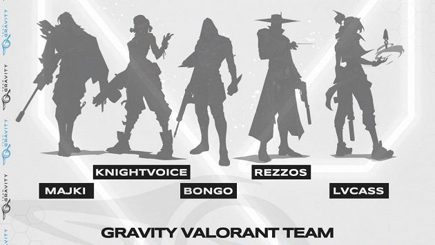 Team Gravity ohlásil novou soupisku pro Valorant. Team Gravity ohlásil novou soupisku pro Valorant.