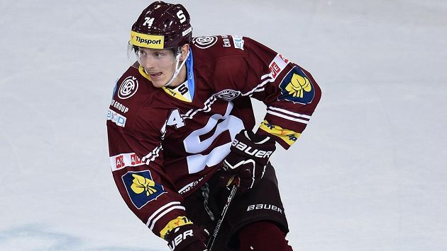 Sparťanský útočník Daniel Přibyl na archivním snímku. Sparťanský útočník Daniel Přibyl na archivním snímku.