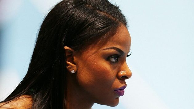 Regina Georgeová, sprinterka z Nigérie. Regina Georgeová, sprinterka z Nigérie.