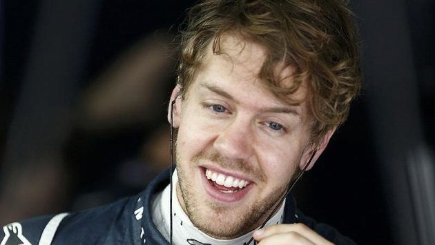 Uvolněný Sebastian Vettel Uvolněný Sebastian Vettel