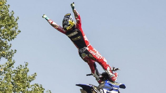 Freestyle motokrosař Libor Podmol. Freestyle motokrosař Libor Podmol.