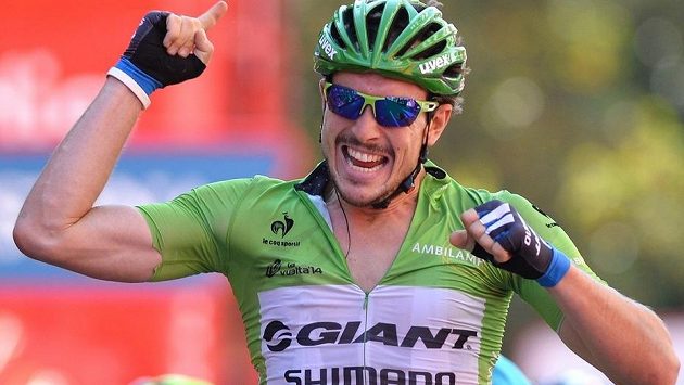 Německý cyklista John Degenkolb oslavil na letošní Vueltě již čtvrtý etapový triumf. Německý cyklista John Degenkolb oslavil na letošní Vueltě již čtvrtý etapový triumf.