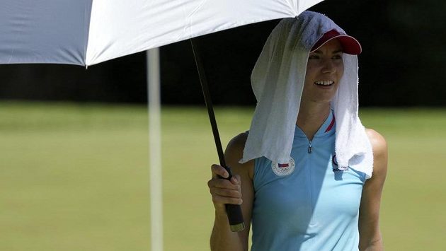 Klára Spilková vstoupila do golfového turnaje výborně Klára Spilková vstoupila do golfového turnaje výborně