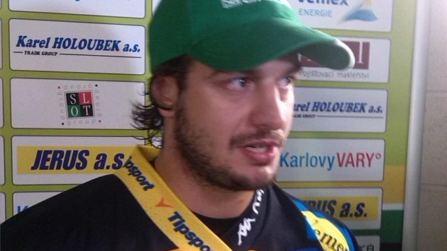 Kapitán Karlových Varů Martin Zaťovič. Kapitán Karlových Varů Martin Zaťovič.