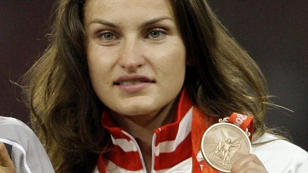 Ruská výškařka Anna Čičerovová přijde kvůli dopingu o olympijský bronz z Pekingu. Ruská výškařka Anna Čičerovová přijde kvůli dopingu o olympijský bronz z Pekingu.