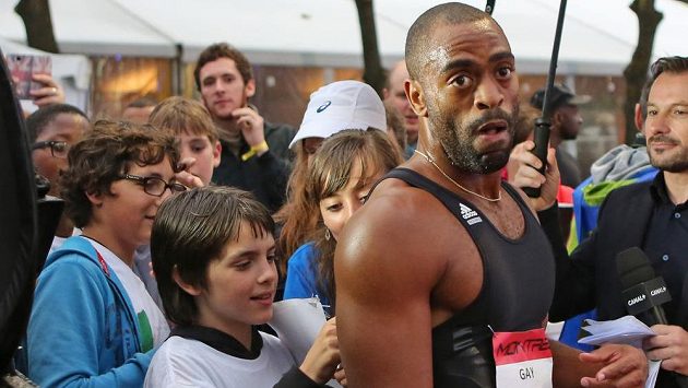 Americký sprinter Tyson Gay vyhrál stovku na mítinku v Montreuil. Americký sprinter Tyson Gay vyhrál stovku na mítinku v Montreuil.