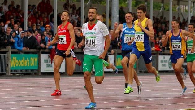 Jan Kubista (vlevo) finišuje při první lize mistrovství Evropy družstev v Dublinu. Jan Kubista (vlevo) finišuje při první lize mistrovství Evropy družstev v Dublinu.