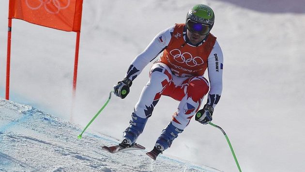 Jan Hudec při tréninku. Jan Hudec při tréninku.