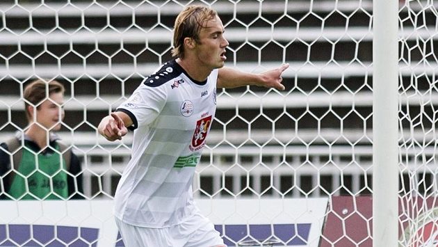 Královéhradecký útočník Pavel Dvořák Královéhradecký útočník Pavel Dvořák