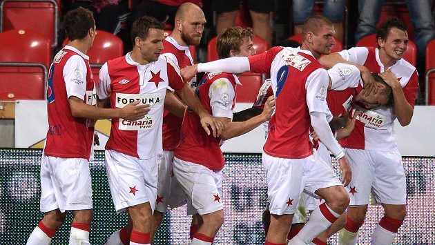 Fotbalisté pražské Slavie porazili v přípravě Hajduk Split. Fotbalisté pražské Slavie porazili v přípravě Hajduk Split.