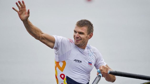 Letní olympijské hry Rio de Janeiro 2016, 12. srpna, veslování, skif muži, semifinále. Ondřej Synek se raduje z postupu do finále. Letní olympijské hry Rio de Janeiro 2016, 12. srpna, veslování, skif muži, semifinále. Ondřej Synek se raduje z postupu do finále. 