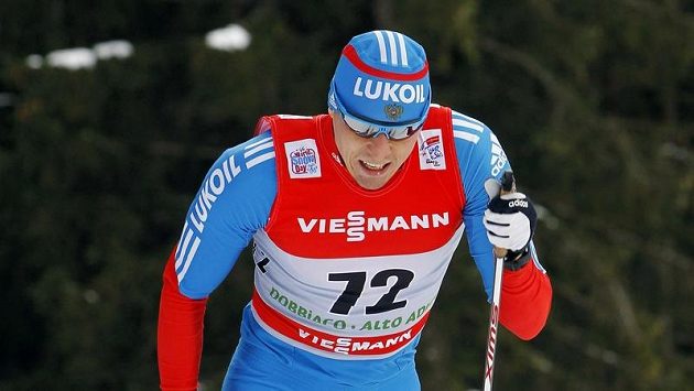 Ruský běžec na lyžích Alexander Legkov během Tour de Ski 2013. Ruský běžec na lyžích Alexander Legkov během Tour de Ski 2013.