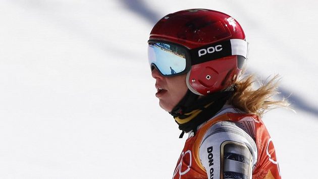 Ledecké po protnutí cíle olympijského super-G dlouho trvalo, než svému výsledku uvěřila. Ledecké po protnutí cíle olympijského super-G dlouho trvalo, než svému výsledku uvěřila.