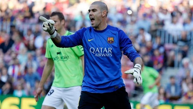 Brankář Victor Valdés se po odchodu z Barcelony zkusí prosadit v Manchesteru United. Brankář Victor Valdés se po odchodu z Barcelony zkusí prosadit v Manchesteru United.
