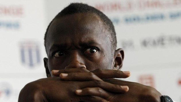 Jamajský sprinter Usain Bolt. Jamajský sprinter Usain Bolt.