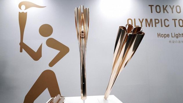 Olympijská pochodeň pro letní hry v Tokiu v roce 2020. Olympijská pochodeň pro letní hry v Tokiu v roce 2020.
