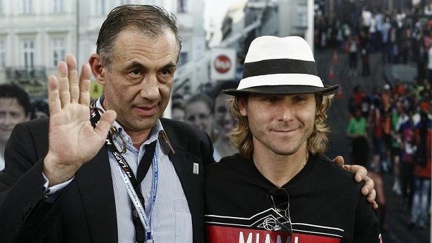 Pavel Nedvěd a Carlo Capalbo Pavel Nedvěd a Carlo Capalbo