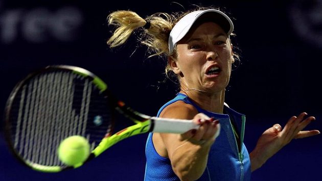 Caroline Wozniacká ve finále turnaje v Dubaji. Caroline Wozniacká ve finále turnaje v Dubaji.