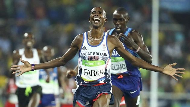Brit Mo Farah zopakoval i V Riu zlaté double. Brit Mo Farah zopakoval i V Riu zlaté double.