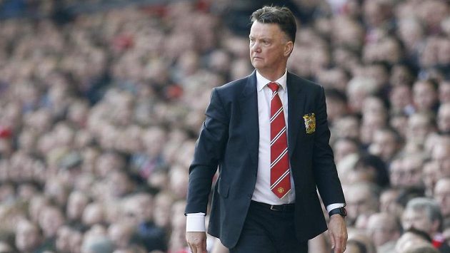 Trenér Manchesteru United Louis van Gaal. Trenér Manchesteru United Louis van Gaal.