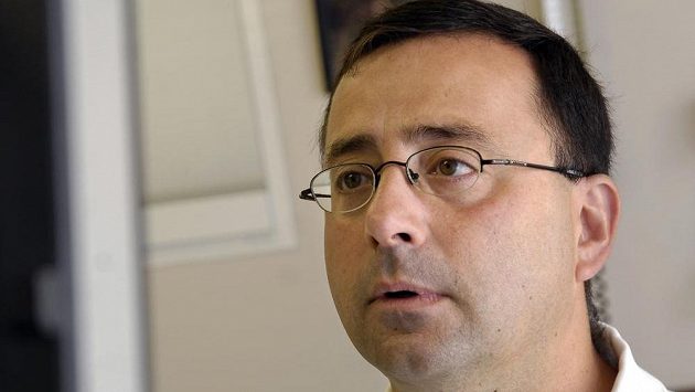 Bývalý lékař gymnastické reprezentace USA Larry Nassar. Bývalý lékař gymnastické reprezentace USA Larry Nassar.