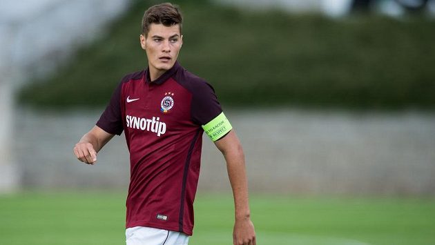 Patrik Schick během svého působení ve Spartě v přípravě s Českými Budějovicemi. Patrik Schick během svého působení ve Spartě v přípravě s Českými Budějovicemi.