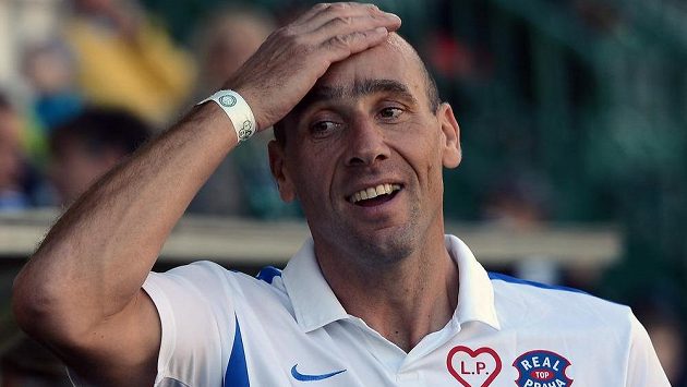 Jan Koller během druhého ročníku fotbalového Memoriálu Lukáše Přibyla. Jan Koller během druhého ročníku fotbalového Memoriálu Lukáše Přibyla.