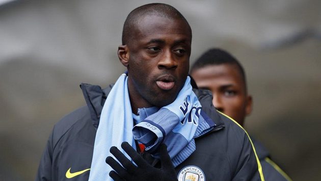 Yaya Touré z Manchesteru City. Yaya Touré z Manchesteru City.