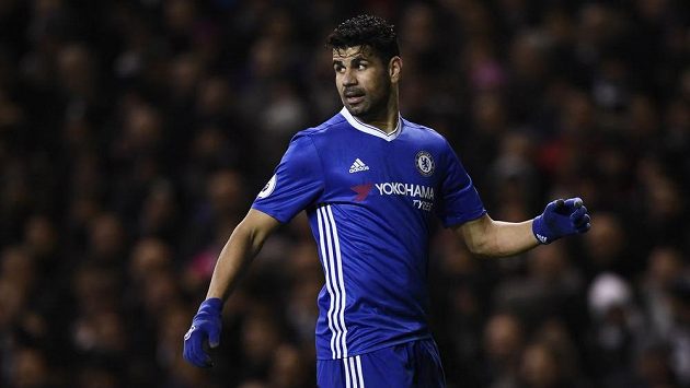 Diego Costa z Chelsea. Diego Costa z Chelsea.