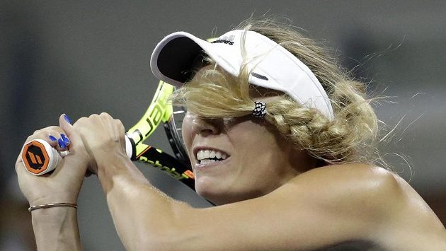 Dánka Caroline Wozniacká dohrála na US Open ve druhém kole. Dánka Caroline Wozniacká dohrála na US Open ve druhém kole.