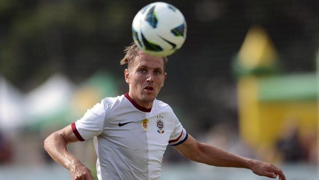 Obránce Sparty Ondřej Švejdík. Obránce Sparty Ondřej Švejdík.