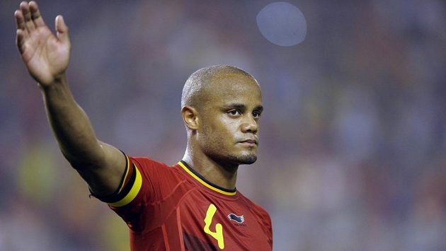 Lídr belgických fotbalistů Vincent Kompany. Lídr belgických fotbalistů Vincent Kompany.