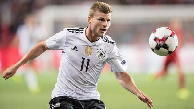 Timo Werner z Německa - ilustrační foto. Timo Werner z Německa - ilustrační foto.