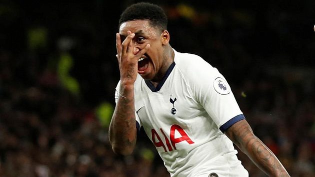 Steven Bergwijn, střelec prvního gólu Tottenhamu v utkání se šampiony z Manchesteru City. Steven Bergwijn, střelec prvního gólu Tottenhamu v utkání se šampiony z Manchesteru City.