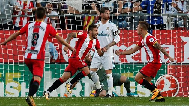 Fotbalisté Girony se radují z gólu, Real Madrid dokonale zaskočili! Fotbalisté Girony se radují z gólu, Real Madrid dokonale zaskočili!