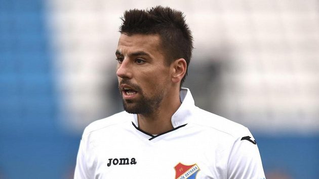 Útočník Milan Baroš ještě v dresu Baníku. Útočník Milan Baroš ještě v dresu Baníku.