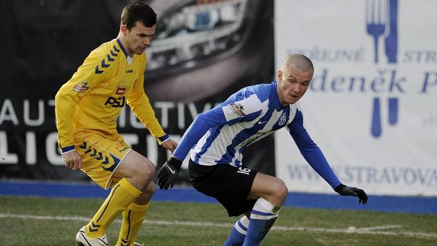 Vlevo Martin Nešpor z Mladé Boleslavi, vpravo Ondřej Šourek z Jihlavy. Vlevo Martin Nešpor z Mladé Boleslavi, vpravo Ondřej Šourek z Jihlavy.