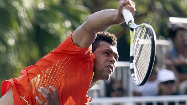 Francouzský tenista Jo-Wilfried Tsonga Francouzský tenista Jo-Wilfried Tsonga